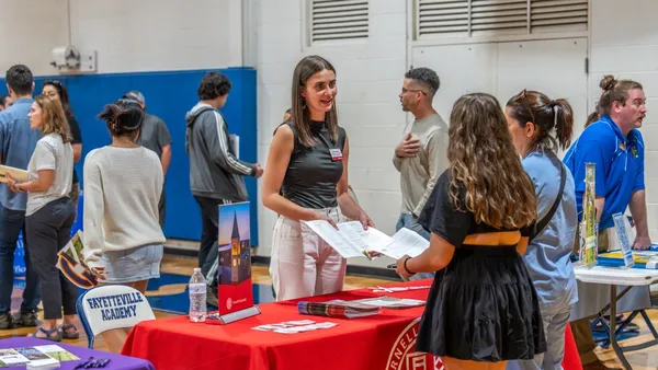 Students attending an in-person STORY event
